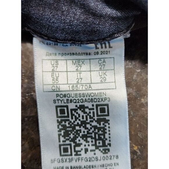 GUESS Women Dark Blue Size 27 Flared Jeans - Picture 4 of 13